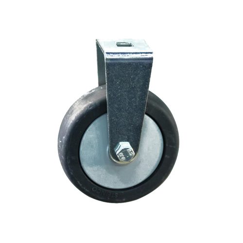 BERG HORTIMOTIVE Fixed castor 75x24mm 1-hole M10 poly./rub - Harvesso
