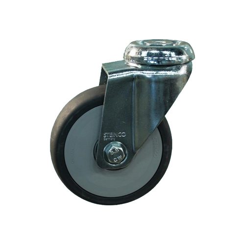 BERG HORTIMOTIVE Swivel castor 100x32mm 1-hole M10 - Harvesso