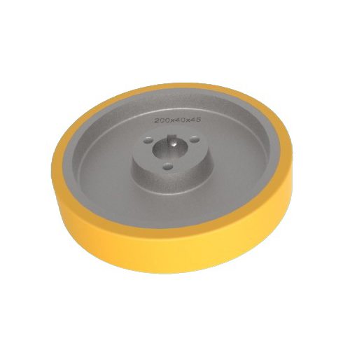 BERG HORTIMOTIVE Wheel vulkolan 200x40mm (axle 30mm) - Harvesso