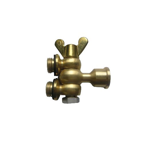 BIRCHMEIER Ajustable double nozzle brass for backpack spraye - Harvesso