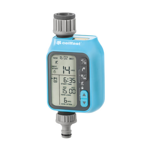 CELLFAST Electronic irrigation controller CHRONOS CELLPRO™ G1/2" - G3/4" / RAIN SENSOR - Harvesso