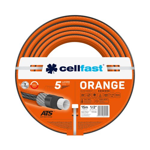 CELLFAST bağ şlanqı ORANGE ATS ™ 1/2" 15 m (49.2 ft) - Harvesso