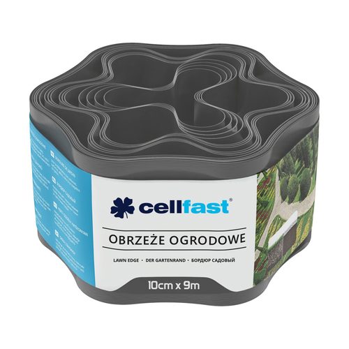 CELLFAST bağ qazon kənarı 10 cm 9 m (29.5 ft) [qrafit] - Harvesso