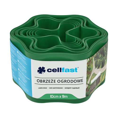 CELLFAST bağ qazon kənarı 10 cm 9 m (29.5 ft) [yaşıl] - Harvesso