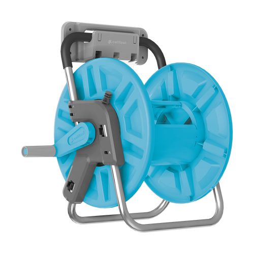 CELLFAST Hose reel ALUPLUS, holder for hose reels and carts ALUPLUS 1/2" - 45 m 5/8" - 30 m 3/4" - 20 m - Harvesso