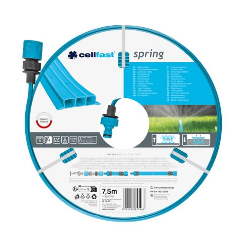 CELLFAST Irrigation hose SPRING 7.5 m (24.6 ft) - Harvesso