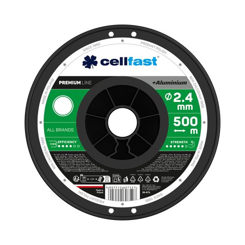 CELLFAST Trimmer line on spool PREMIUM – round 2,4 mm 500 m - Harvesso