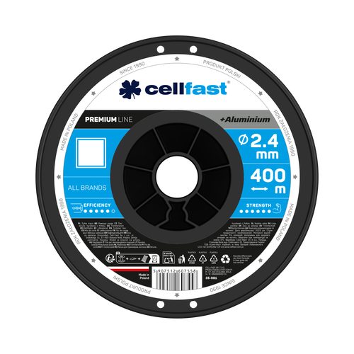 CELLFAST Trimmer line PREMIUM NEW 2,4 mm × 400 m - Harvesso