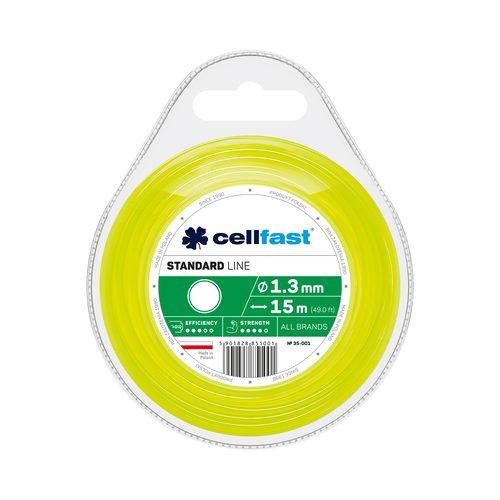 CELLFAST Trimmer line STANDARD – round 1.3 mm 15 m (49.2 ft) - Harvesso