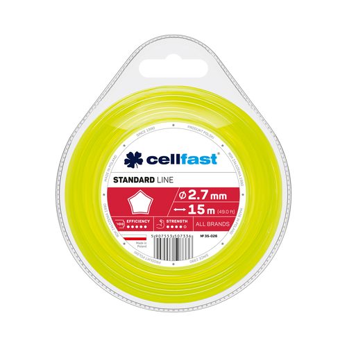CELLFAST jilka STANDARD – ulduzvari 2,7 mm 15 m (49.2 ft) - Harvesso