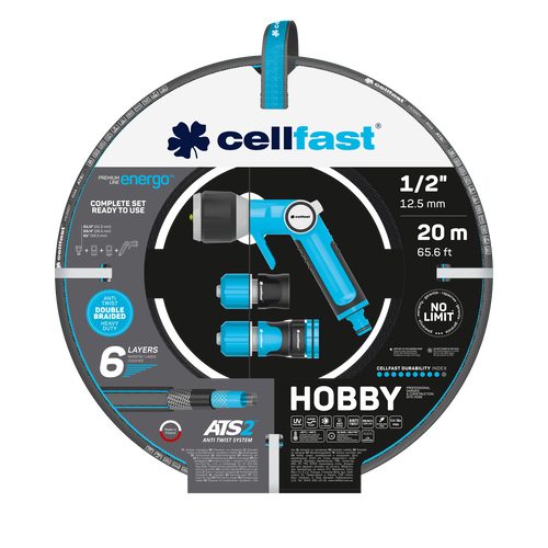 CELLFAST Watering set HOBBY NEW 1/2" 20 m - Harvesso