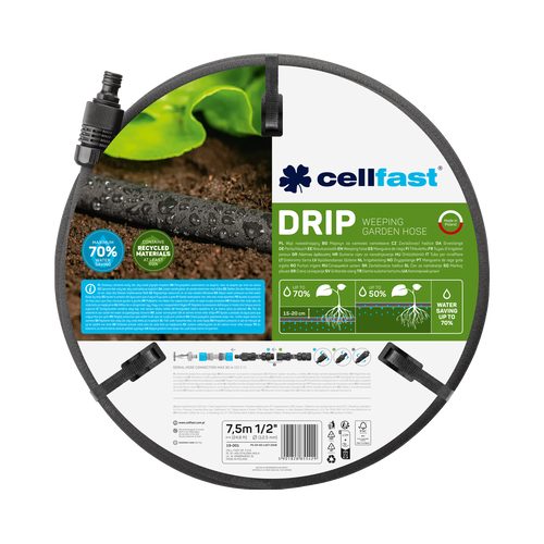 CELLFAST Weeping Hose DRIP 1/2" 7,5 m - Harvesso
