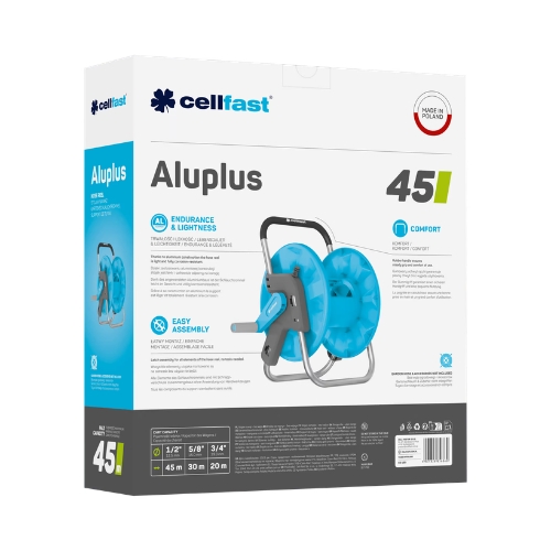 CELLFAST şlanq barabanı ALUPLUS 1/2″ 45 m - Harvesso