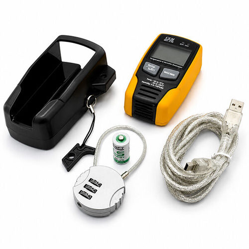 CEM DT-172TK temperature and humidity data logger, extra K-type probe input - Harvesso