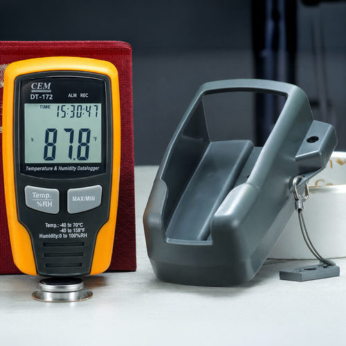 CEM DT-172TK temperature and humidity data logger, extra K-type probe input - Harvesso