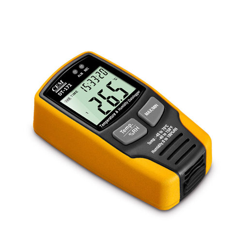 CEM DT-172TK temperature and humidity data logger, extra K-type probe input - Harvesso
