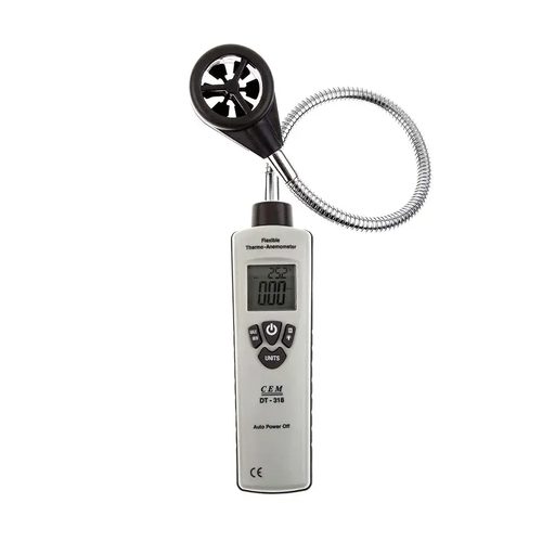 CEM DT-318B thermo-anemometer, air flow meter - Harvesso