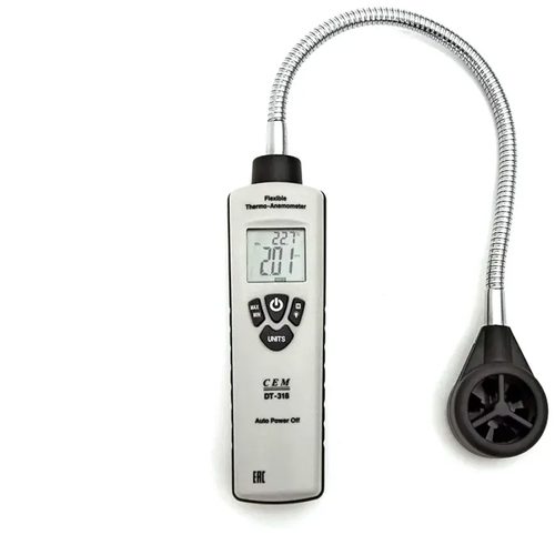 CEM DT-318B thermo-anemometer, air flow meter - Harvesso
