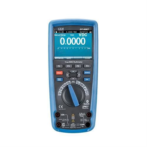 CEM DT-9987 professional T-RMS industrial multimeter, 1000V AC/DC - Harvesso