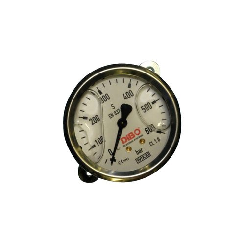 DIBO manometr 0-600bar 1/4″ arxa birləşmə qliserin - Harvesso