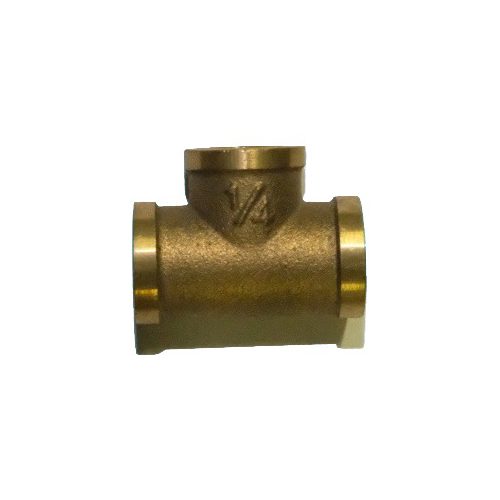 DIBO T-stuk messing 1/4″ in - Harvesso