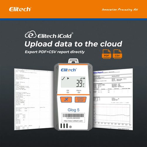 ELITECH GLog 5-CO2 single-use IoT CO₂ logger - Harvesso