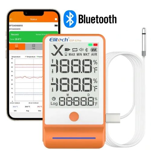 ELITECH GSP-6 Pro smart temperature and humidity recorder - Harvesso