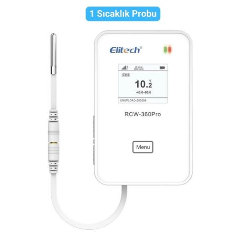 ELITECH RCW-360 Pro tracking Özellikli temperature and humidity recorder data logger - Harvesso