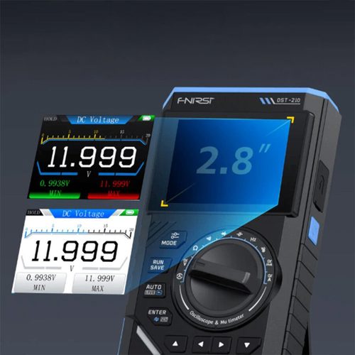 FNIRSI DST-210 handheld oscilloscope + multimeter + signal generator - Harvesso