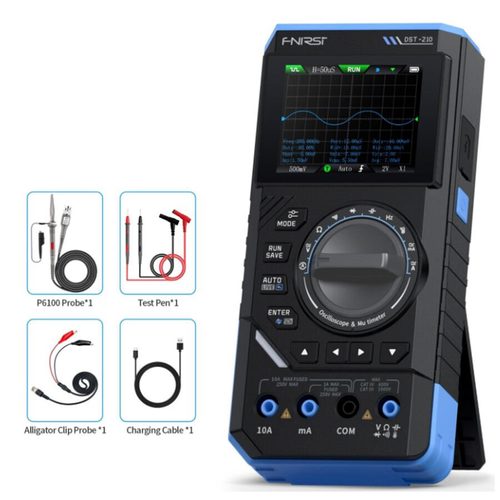 FNIRSI DST-210 handheld oscilloscope + multimeter + signal generator - Harvesso