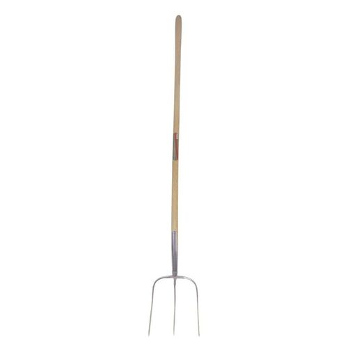 Kerbl yabası Action, sinklənmiş, 3 dişli, göyrüş ağacı sap, 135 sm - Harvesso