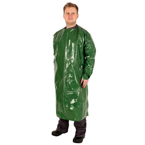 Apron phytopharmaceutical green, with sleeves - Harvesso