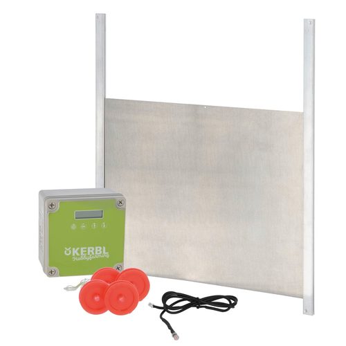 Avtomatik toyuq qapısı, sürüşən qapı 220x330 mm, qablaşdırılmış - Harvesso