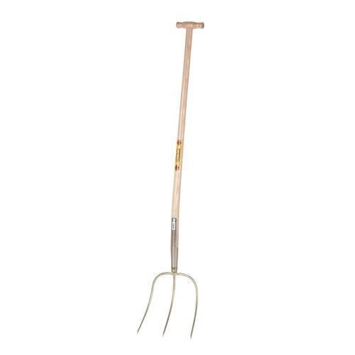 Bedding fork, 3 tines, 28 x 25 cm, with T-handle - Harvesso