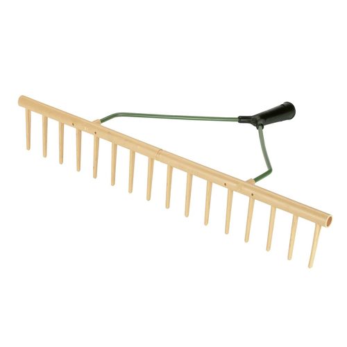 Bow rake plastic, 64 cm, 16 tines, fits all tool sticks - Harvesso