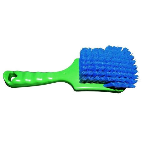Qısa saplı fırça, 245x73 mm, yaşıl/mavi - Harvesso