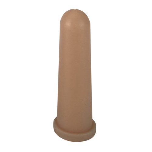 Calf teat Latex, X-pierced, beige,100mm - Harvesso