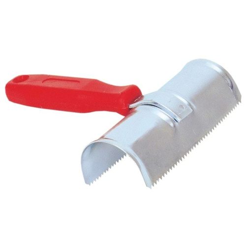 Cattle currycomb, 2 bars galvanized, 5,5 x 12,5 cm - Harvesso