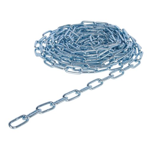 Chain, straight limbs, 4mm/10m galvanized, price per metre - Harvesso
