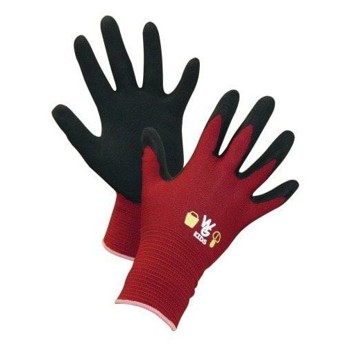 Children gloves Kids,  red, 5-8 years - Harvesso