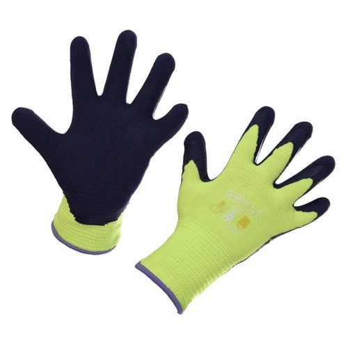 Children Gloves TOWA lem. yllw Age 4-6, Latex Coated - Harvesso