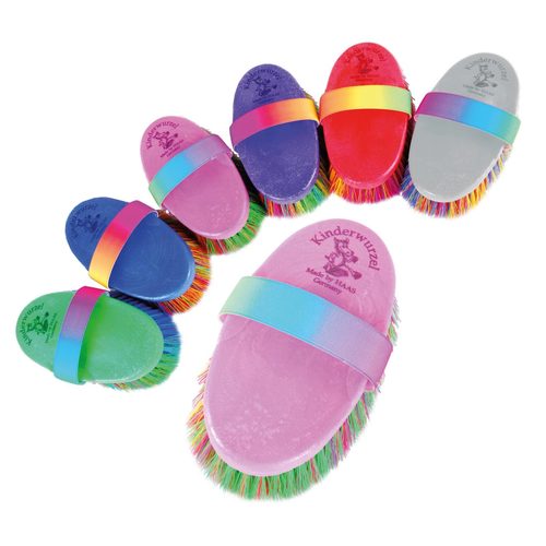 Coat and mane brush Kinder Wurzel, 15 x 7,5 cm - Harvesso