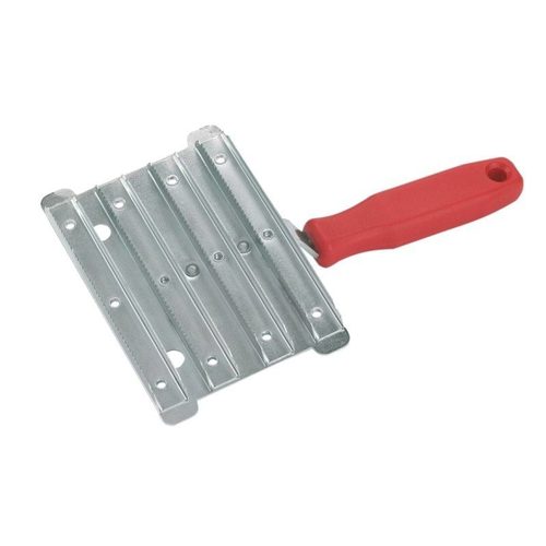 Currycomb, galvanized  for cattle, 10 x 14,5 cm - Harvesso