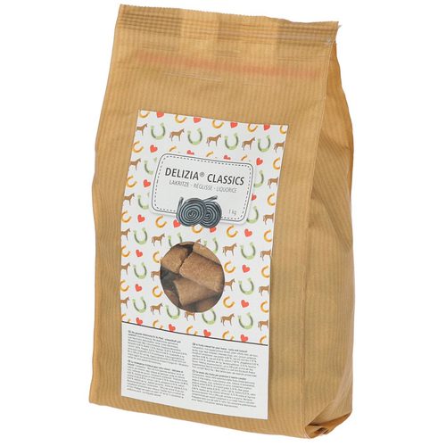 Delizia treats liquorice, 1 kg - Harvesso
