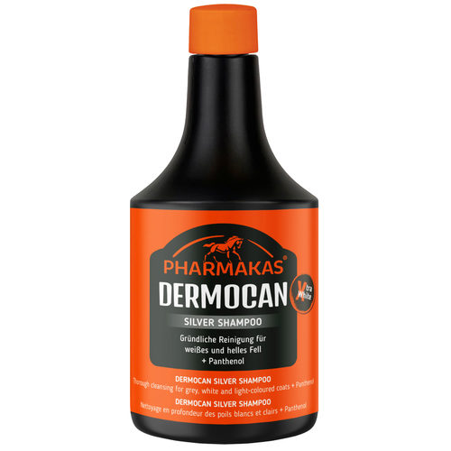 Ağ atlar üçün Dermocan Silver şampunu, 500 ml, Pharmakas - Harvesso