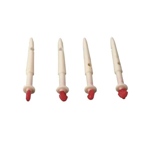 Disposable teat dilators, 4,5 cm, plastic, 10pcs./pack - Harvesso