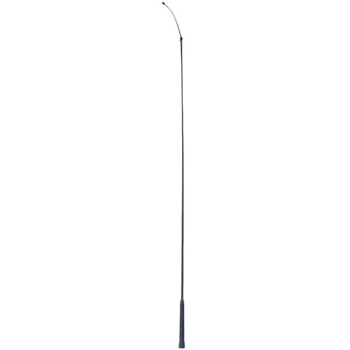 Dressage whip, 100 cm, fibre glass, black - Harvesso