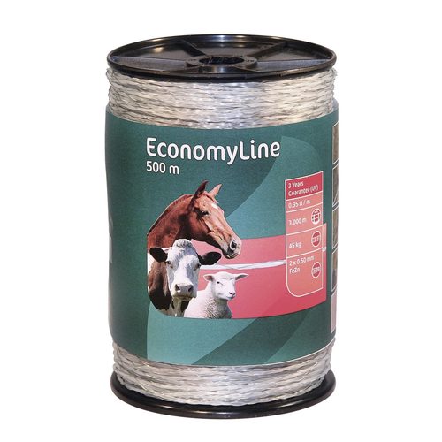EconomyLine tək məftil, 500 m, şəffaf, 2 x 0,5 mm - Harvesso