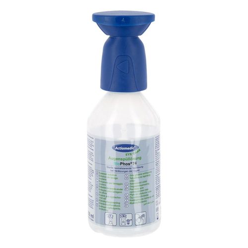 Eye Wash Bottle 250ml 4.9 % phosphate buffer soln - Harvesso