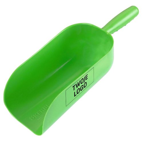 Feed scoop plastic Kerbl, green, 2000 g logo - Harvesso